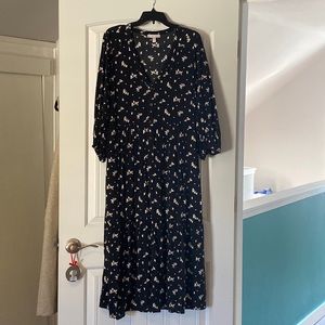 Chelsea28 Tiered Printed Midi Dress